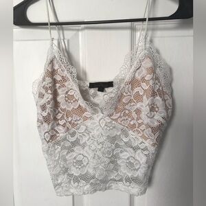 White Lace Women’s Top Small